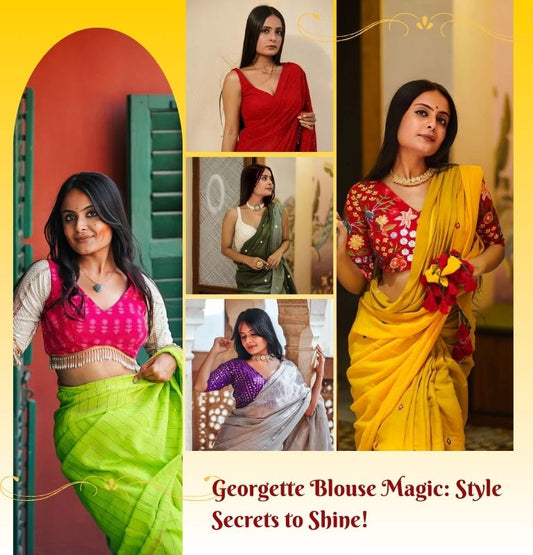 What Are The Ways To Style A Georgette Embroidery Blouse