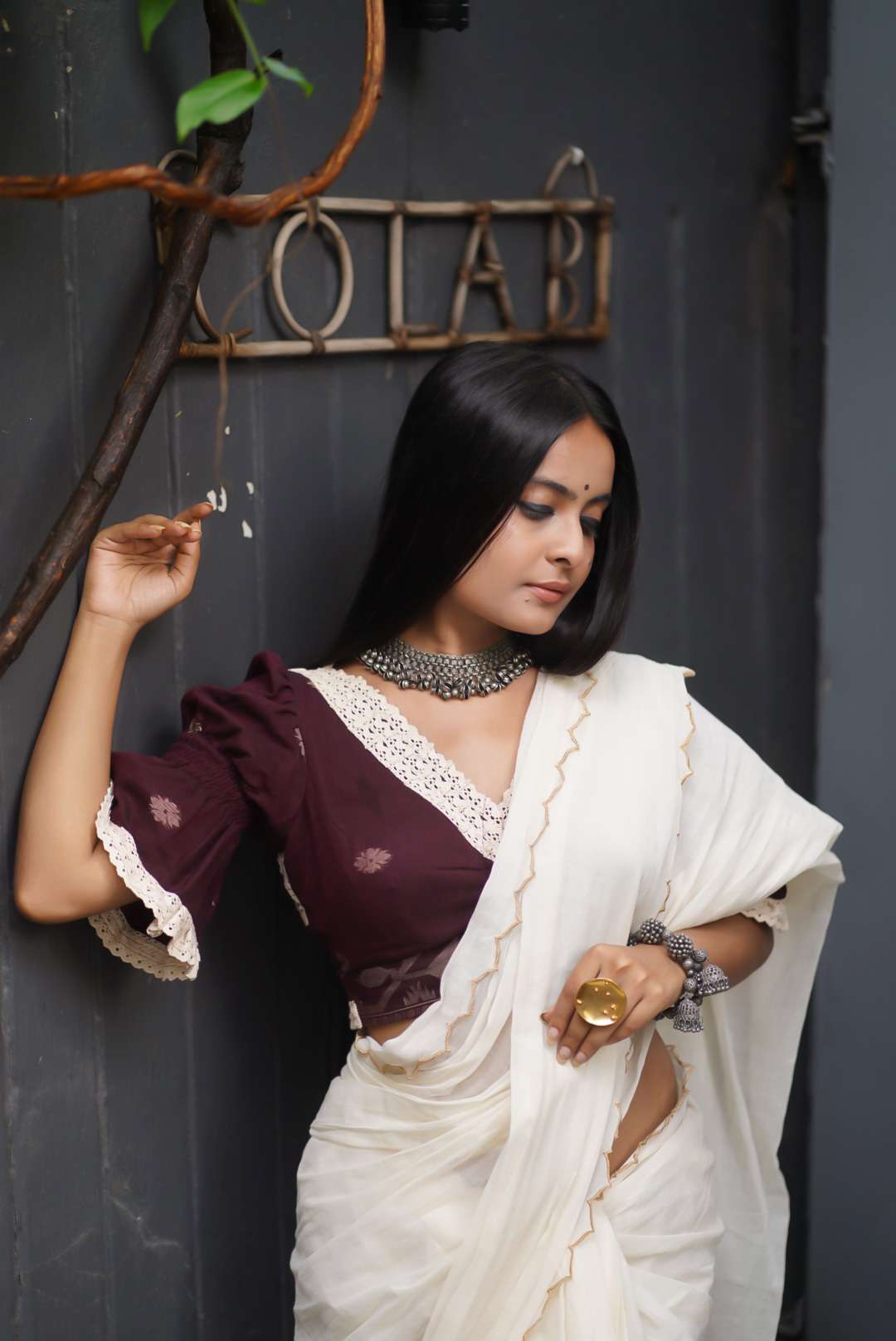 Mosuli Cotton Mulmul Saree