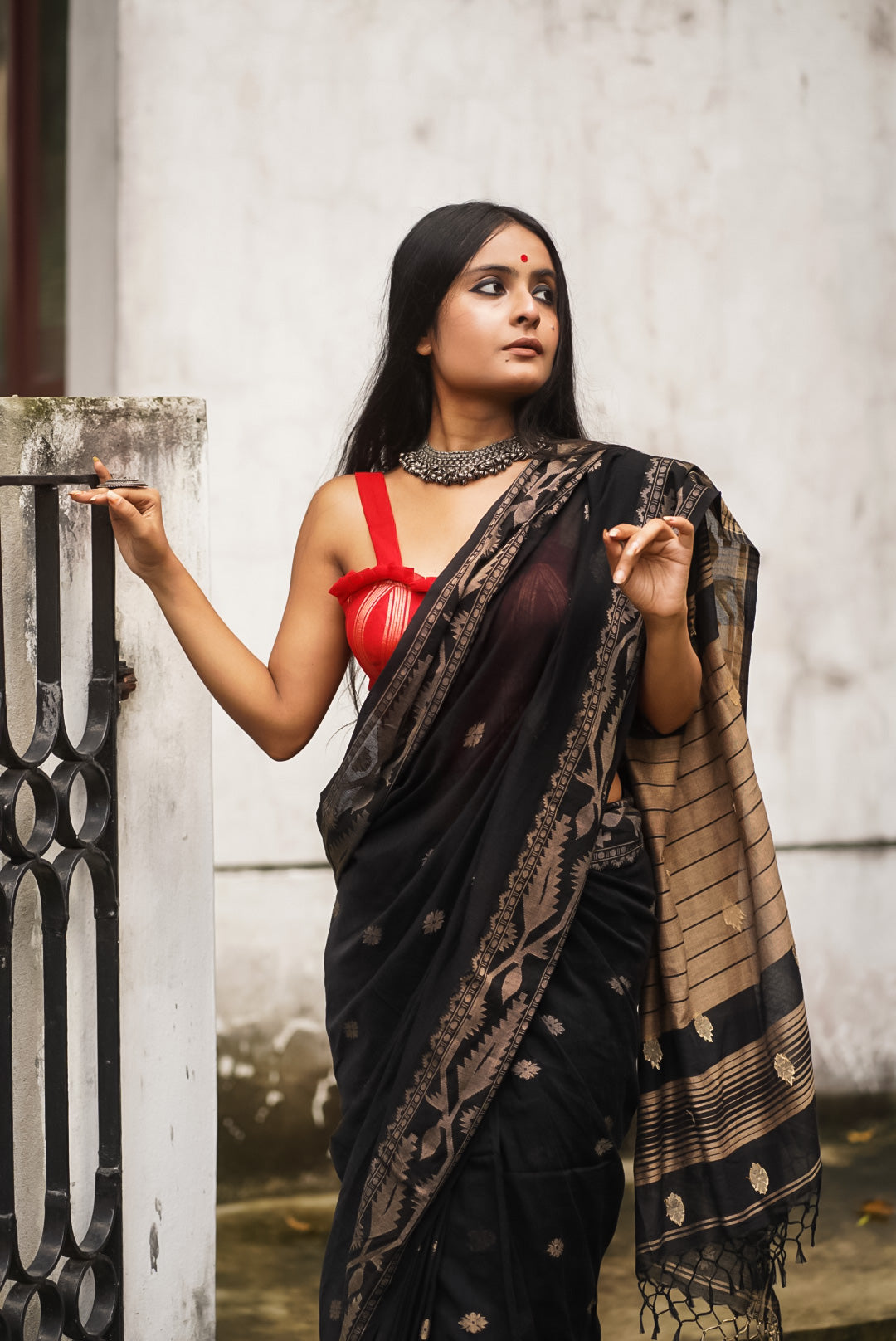 Jamuna Handwoven Cotton Saree