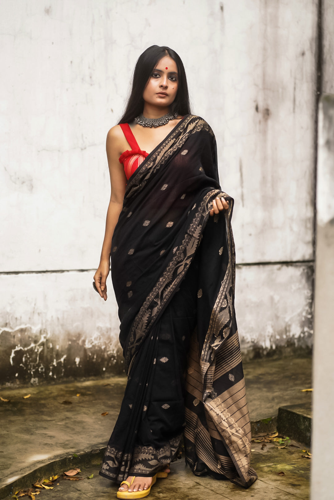 Jamuna Handwoven Cotton Saree