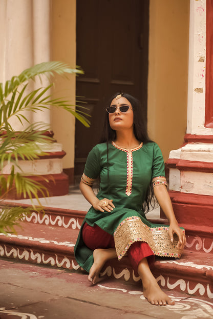 Green Kurti image