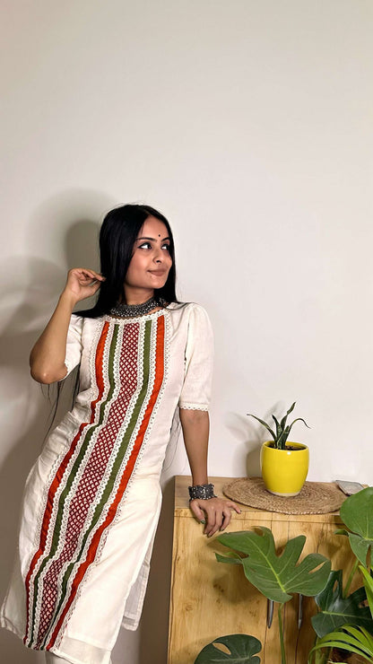 white kurti for women