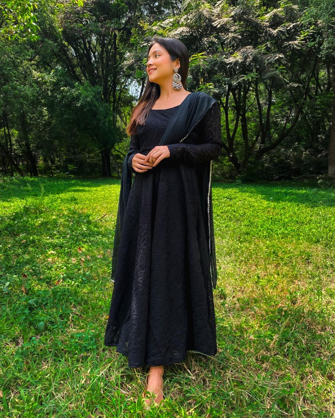 ANARKALI BLACK ( Upper Part )