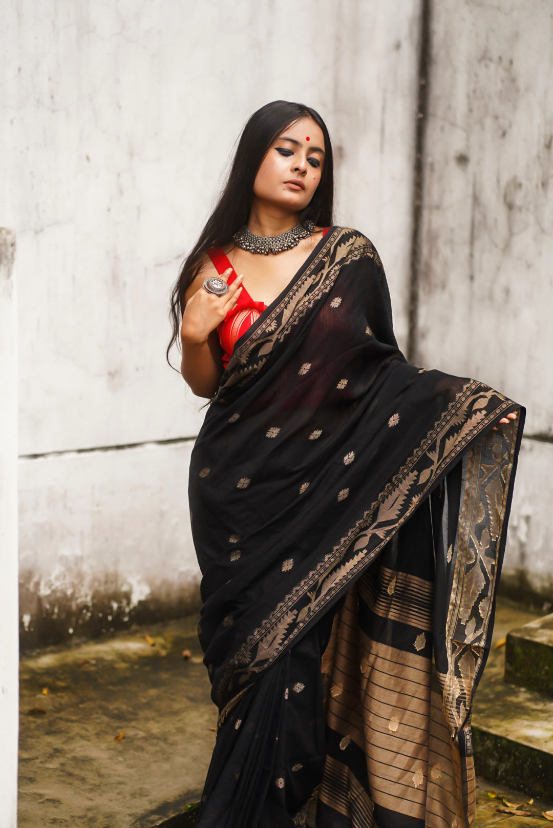 Jamuna Handwoven Cotton Saree