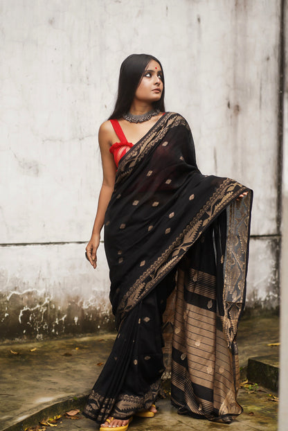 Jamuna Handwoven Cotton Saree