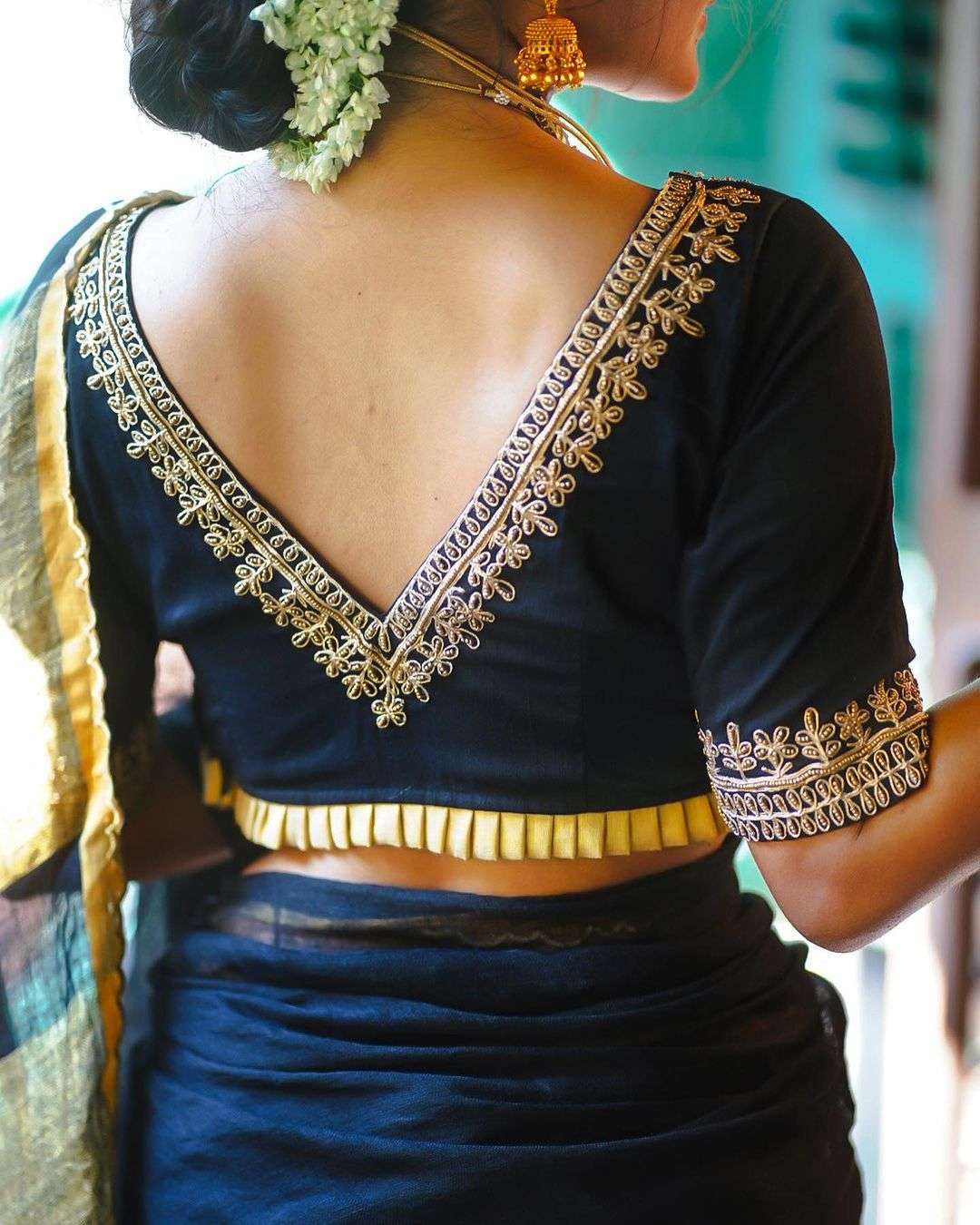 Buy Black Silk Blouse