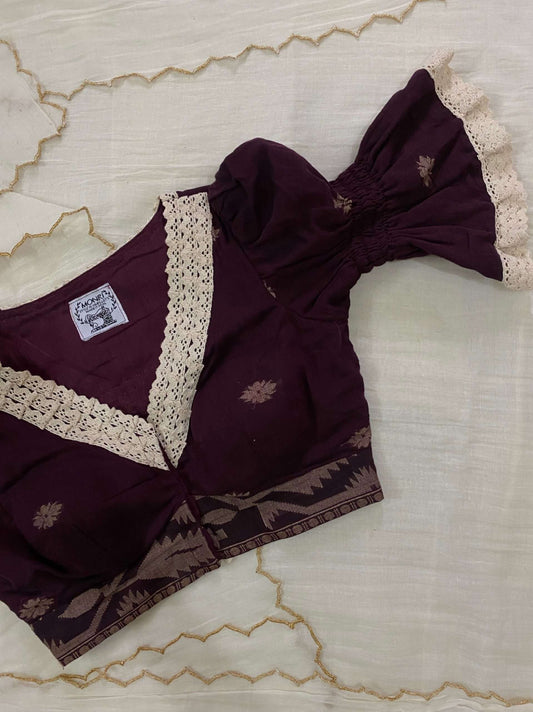 Malini ( Handwoven Cotton Blouse )