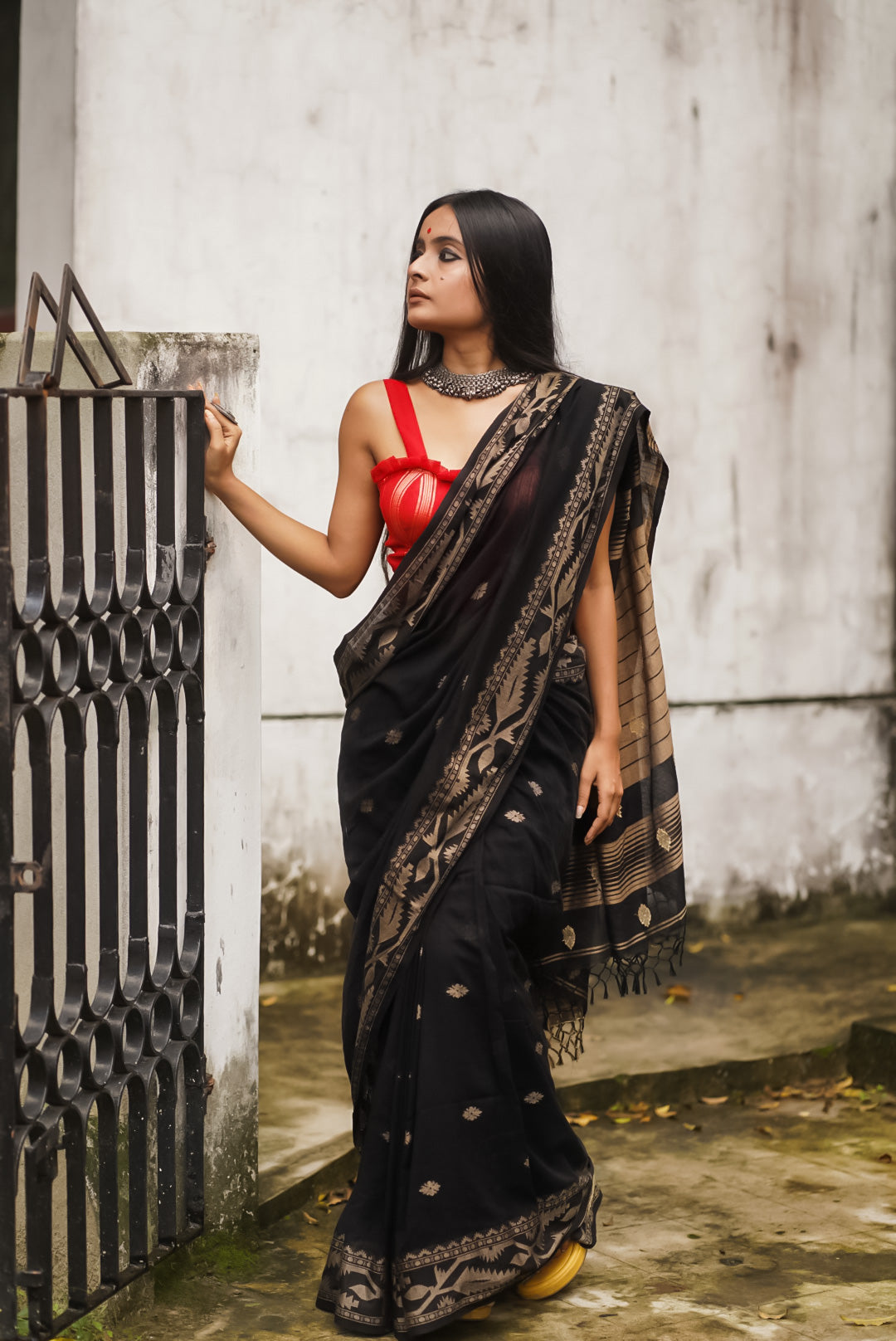 Jamuna Handwoven Cotton Saree