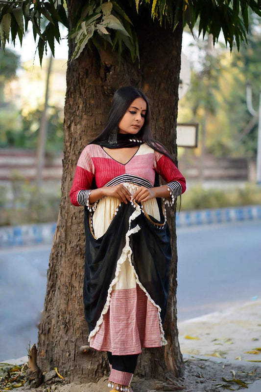 Black Long Dupatta