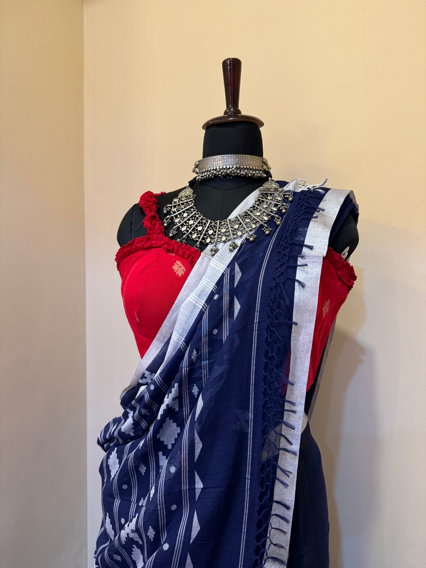 Moonlight Handwoven Jamdani Saree