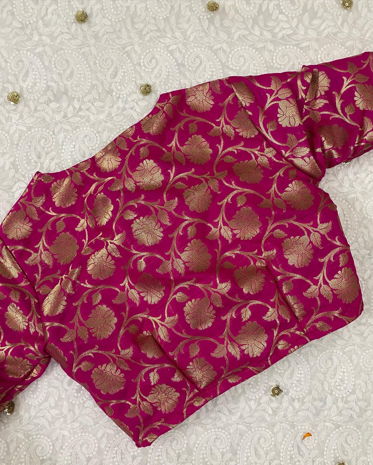 Gulab Brocade Blouse