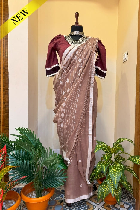 Dust The Love Handwoven Jamdani Saree