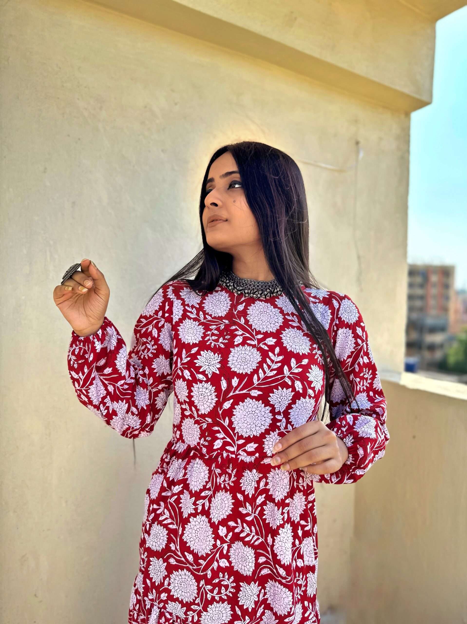 women Floral print dress