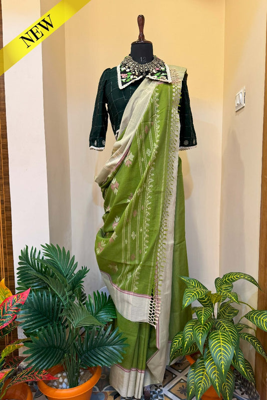 Tiya Handwoven Jamdani Saree