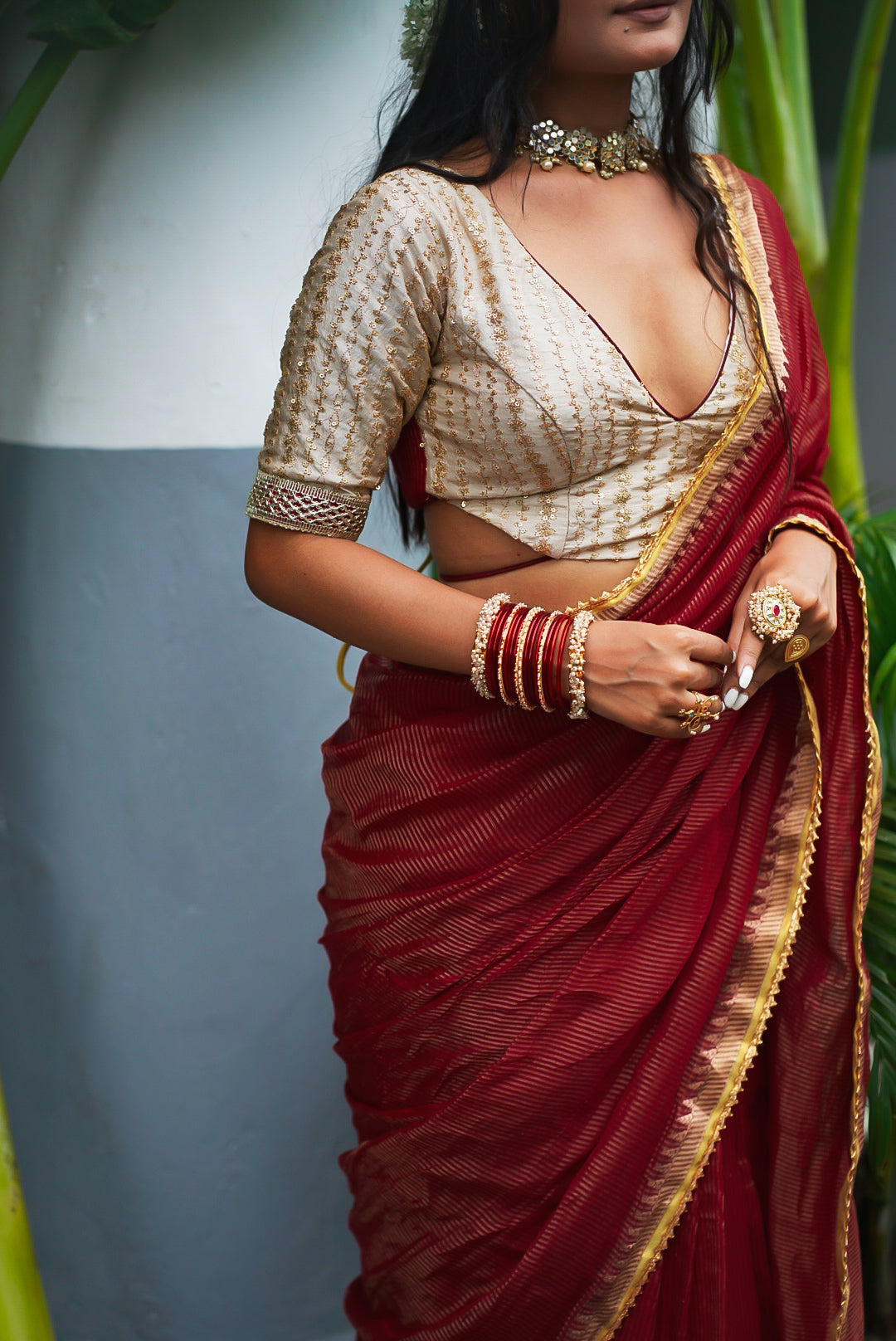 Kanyakumari Handwoven saree