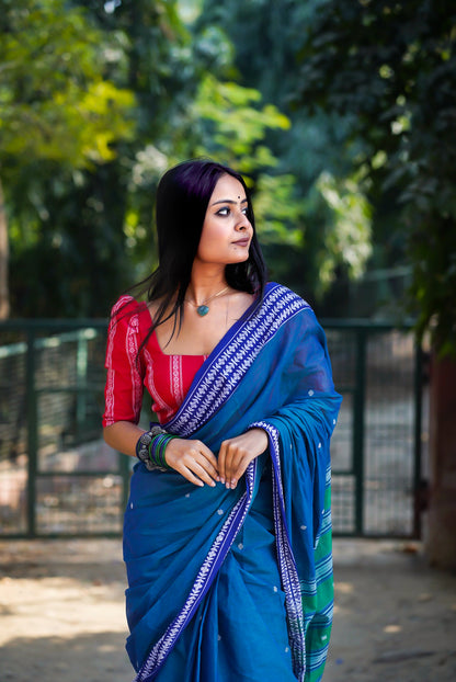 Twilight Weave Cotton Saree