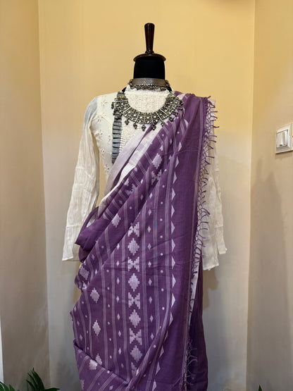 I Am In Love Handwoven Jamdani Cotton Saree