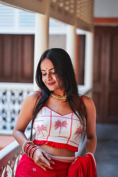 Love For White Blouse