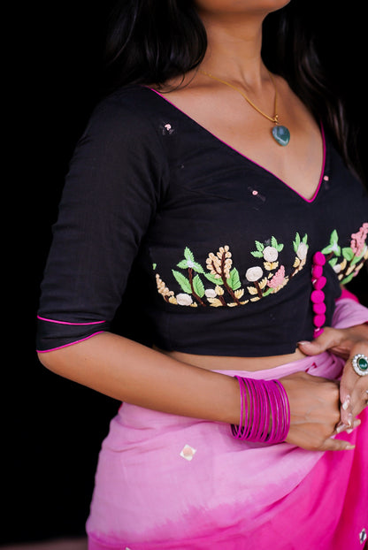 Barbie in Love Mulmul Saree