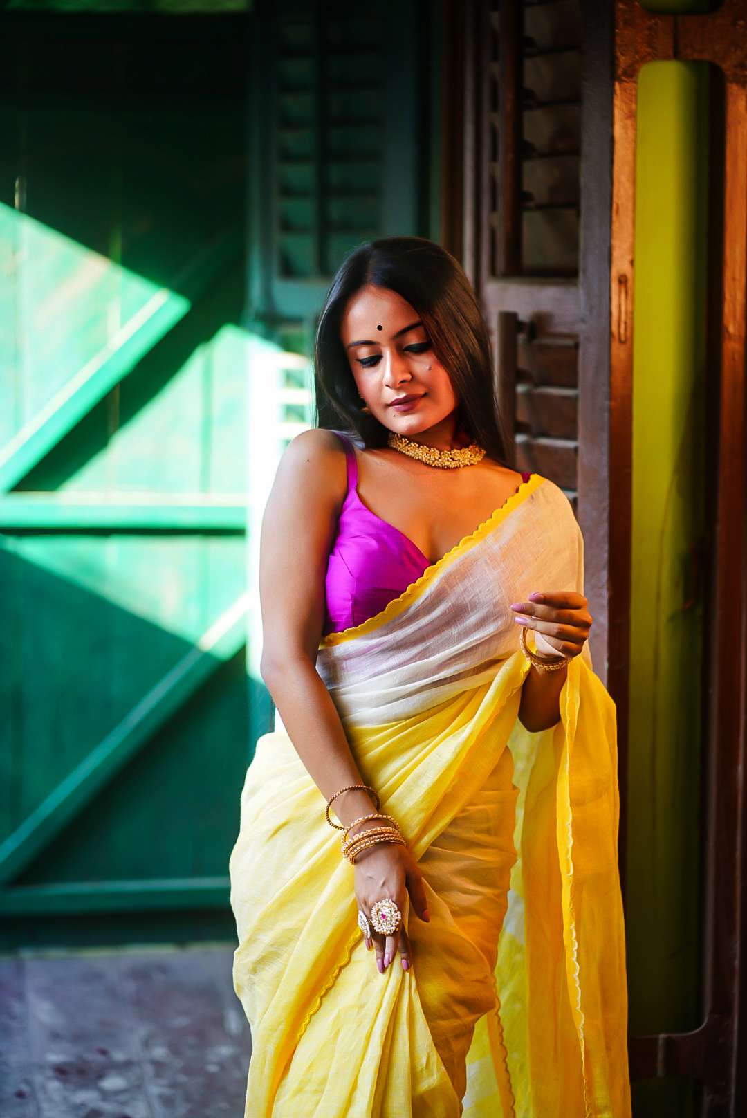 GOLDEN HOUR SAREE