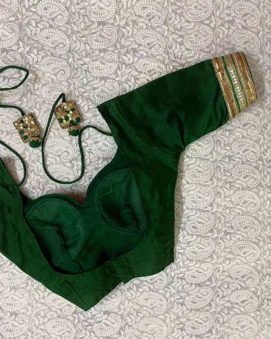 green blouse image