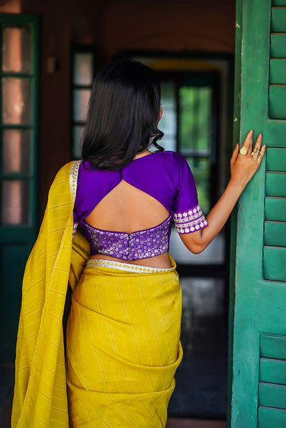 Nur Jahan in Yellow Saree