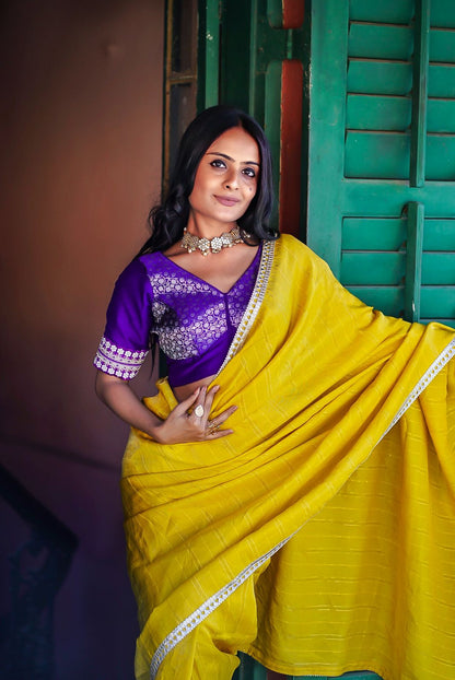 Nur Jahan in Yellow Saree