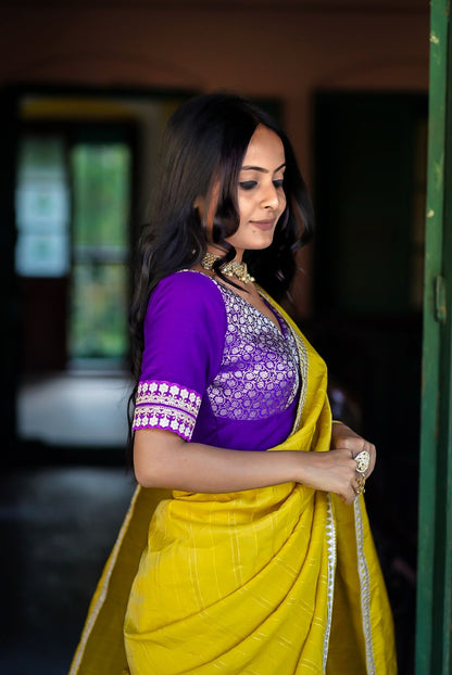 Nur Jahan in Yellow Saree