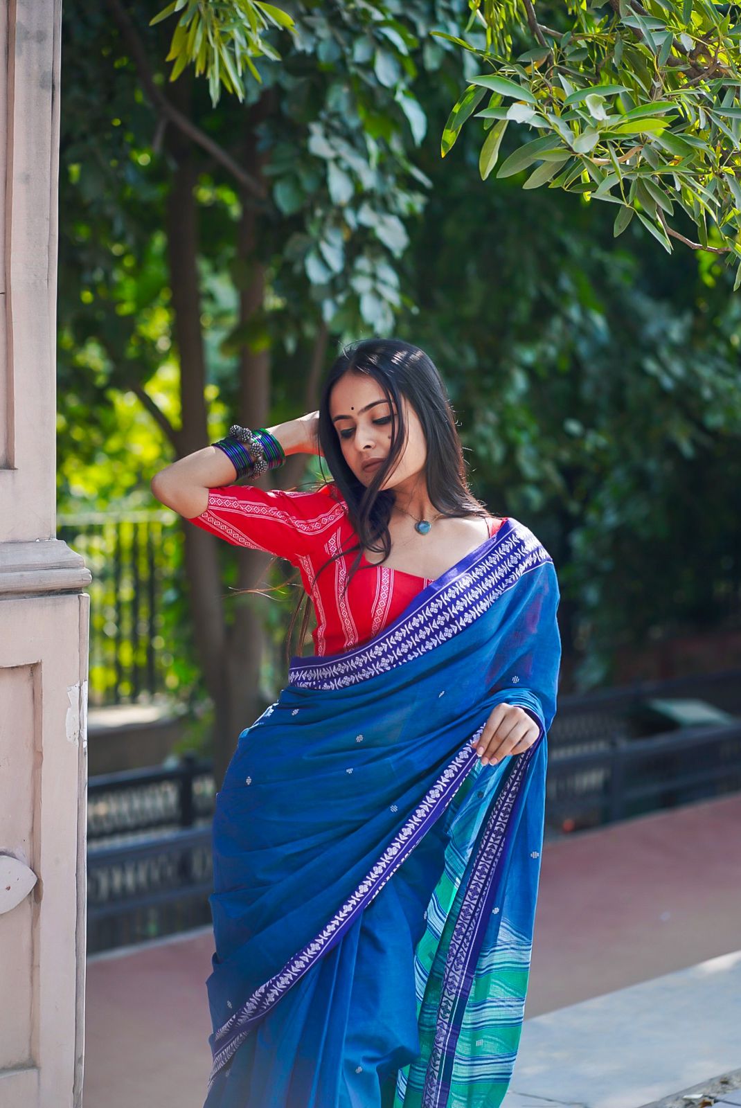 Twilight Weave Cotton Saree