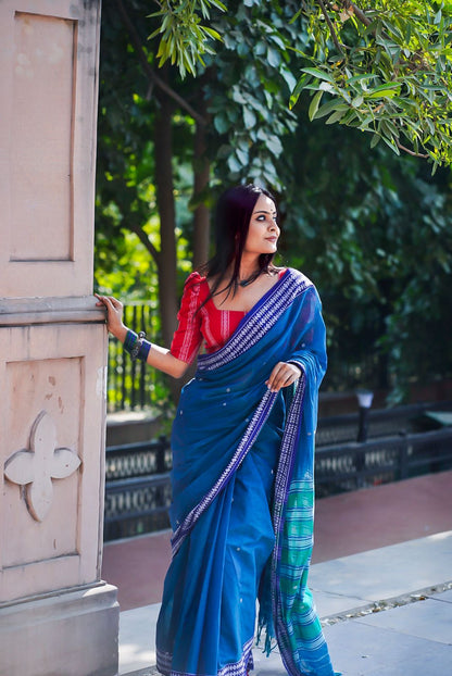 Twilight Weave Cotton Saree